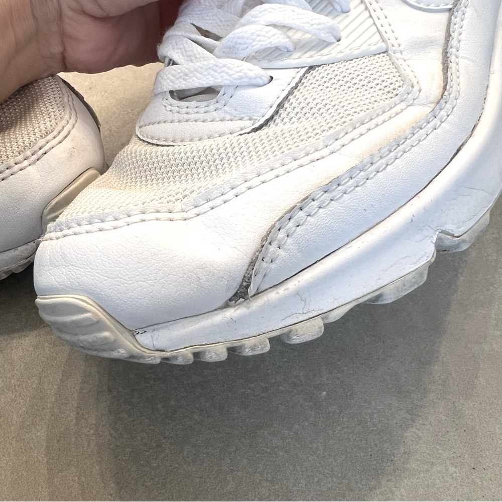 NIKE Air Max 90 Sneakers, White,‎ 9 - Picture 12 of 15